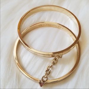 Victoria’s Secret gold double cuff bracelet